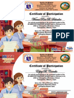 Certificate of Participation