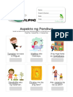 HuntersWoodsPH Filipino Worksheet 2 Aspekto NG Pandiwa Uri NG Pandiwa Online Quiz