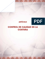 Control de Calidad en La Costura