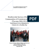 Uwt Biodiversity Survey Comm Bay 2011
