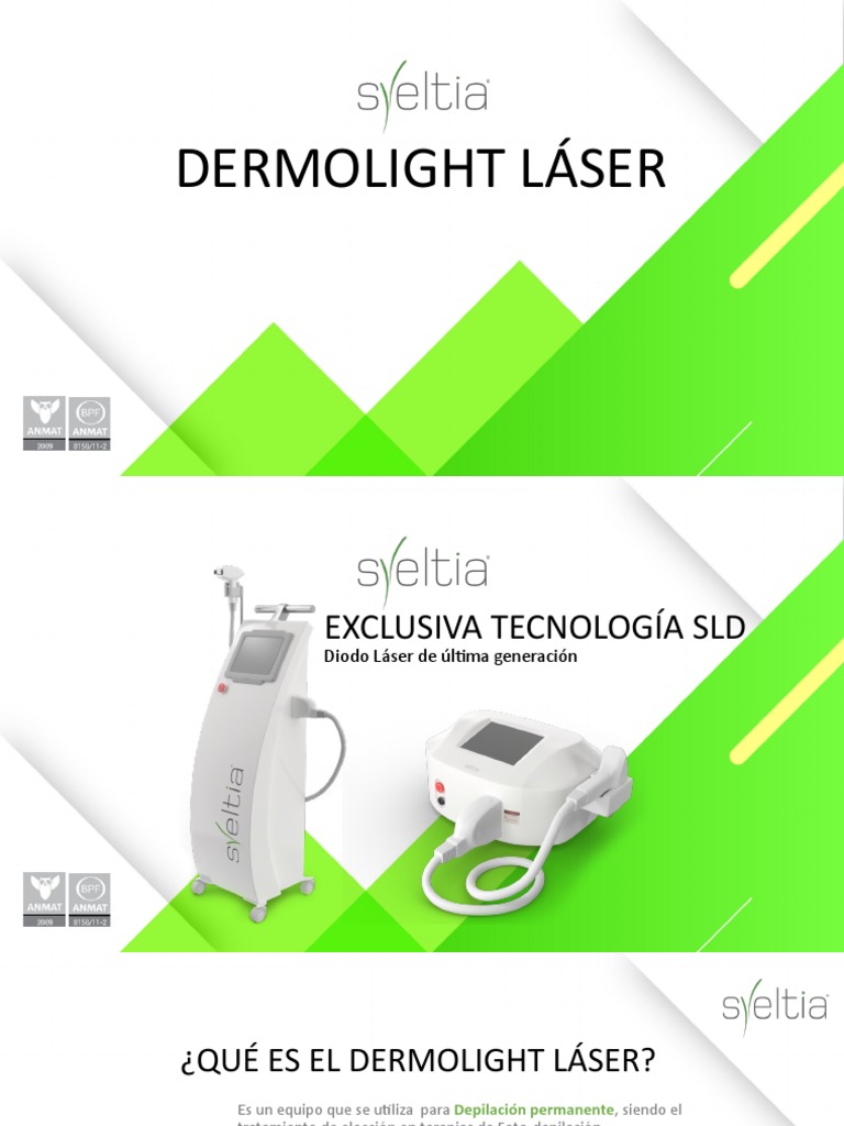 Dermolight Láser: Tecnología SLD Avanzada | PDF | Láser | Diodo láser