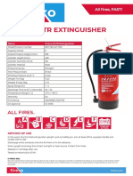 2022 Firexo Uk Data Sheet 9l Extinguisher