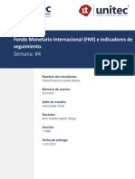 Tarea 4.1 Fondo Monetario Internacional (FMI) e Indicadores de Seguimiento