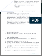 Sistem Informasi Pelayanan Perizinan Online DPMPTSP Kota Palembang