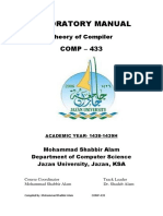 Laboratory Manual: COMP - 433