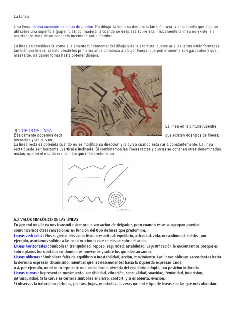 Tipos y Valores de Líneas en Dibujo | PDF | Dibujo | Composición (artes ...