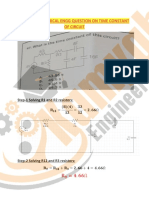 NTS Past Electrical Engineering Question On RLC Time Constant