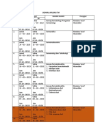 Jadwal Aplikasi