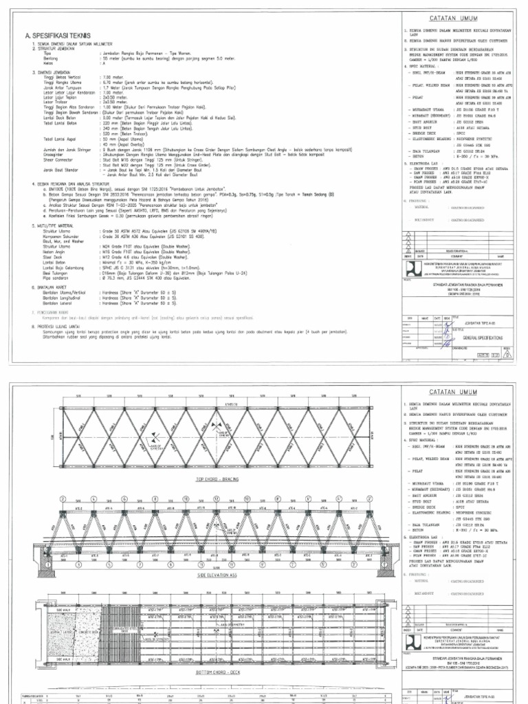Gambar Jembatan Rangka Baja A55 Pdf
