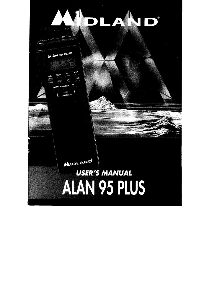 Alan 95 Plus Manual | PDF