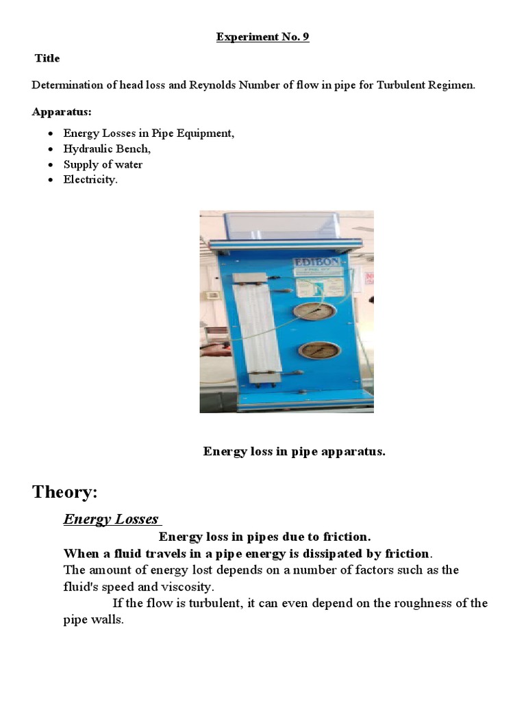 Turbulent Flow and Reynolds Number Analysis | PDF | Reynolds Number ...