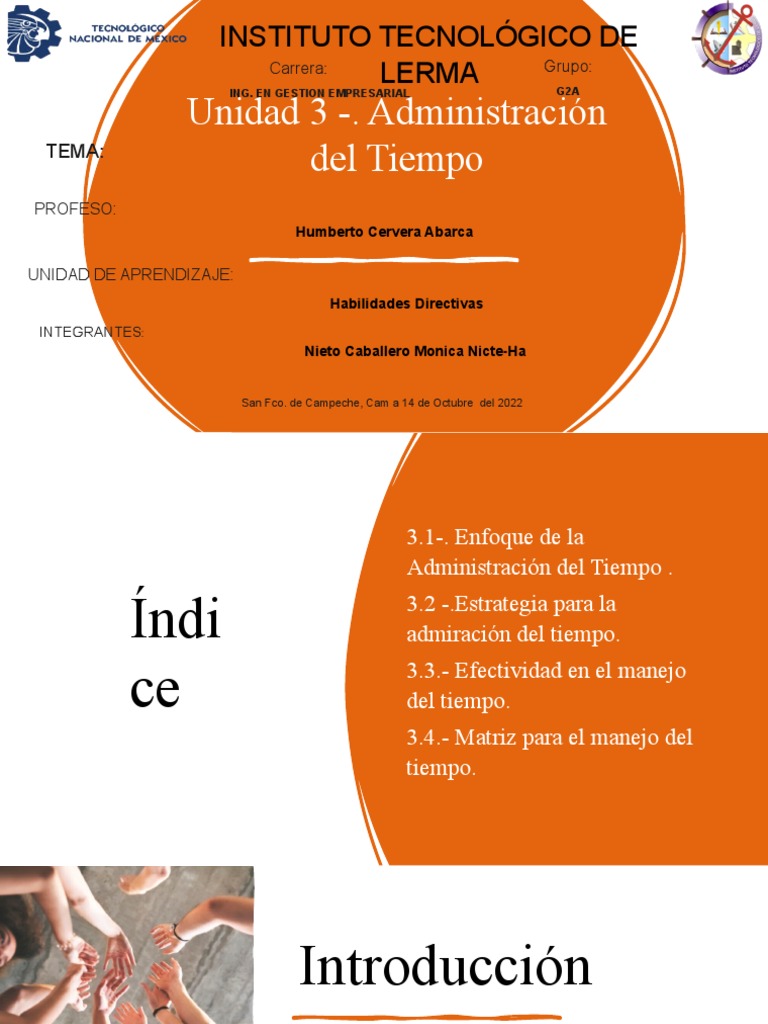 Enfoques de Administración del Tiempo | PDF