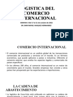 Logistica Del Comercio Internacional: SEMANA 3 Del 17 Al 21 de Octubre de 2022 Dr. Bari Rafael Vasquez Hernandez