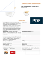 Catálogo Cajas de Plástico y Baules