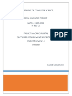 Faculty Vacancy Portal