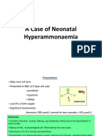 Neonatal Hyperammonaemia