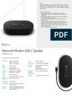 Microsoft Modern Usb C Speaker Zwart
