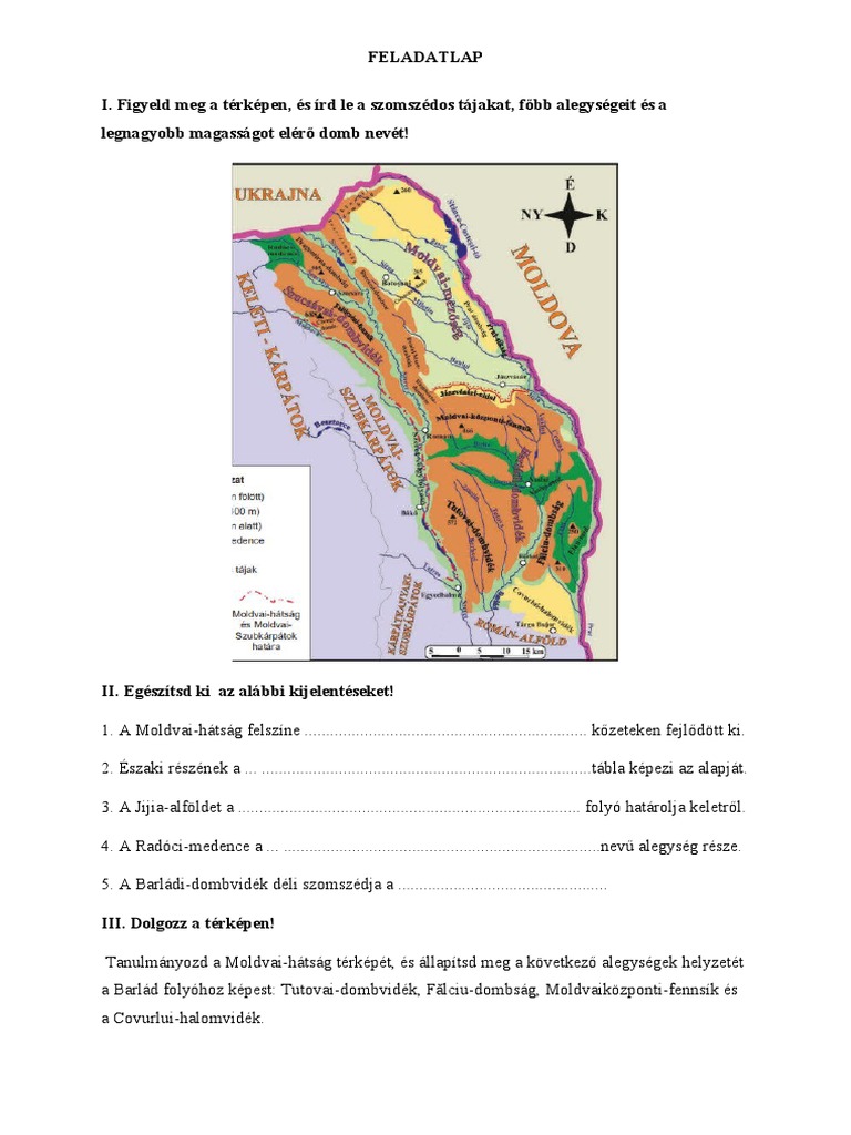 Moldova Feladatlap | PDF
