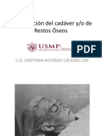 Identificación Del Cadáver Yo de Restos Óseos Usmp