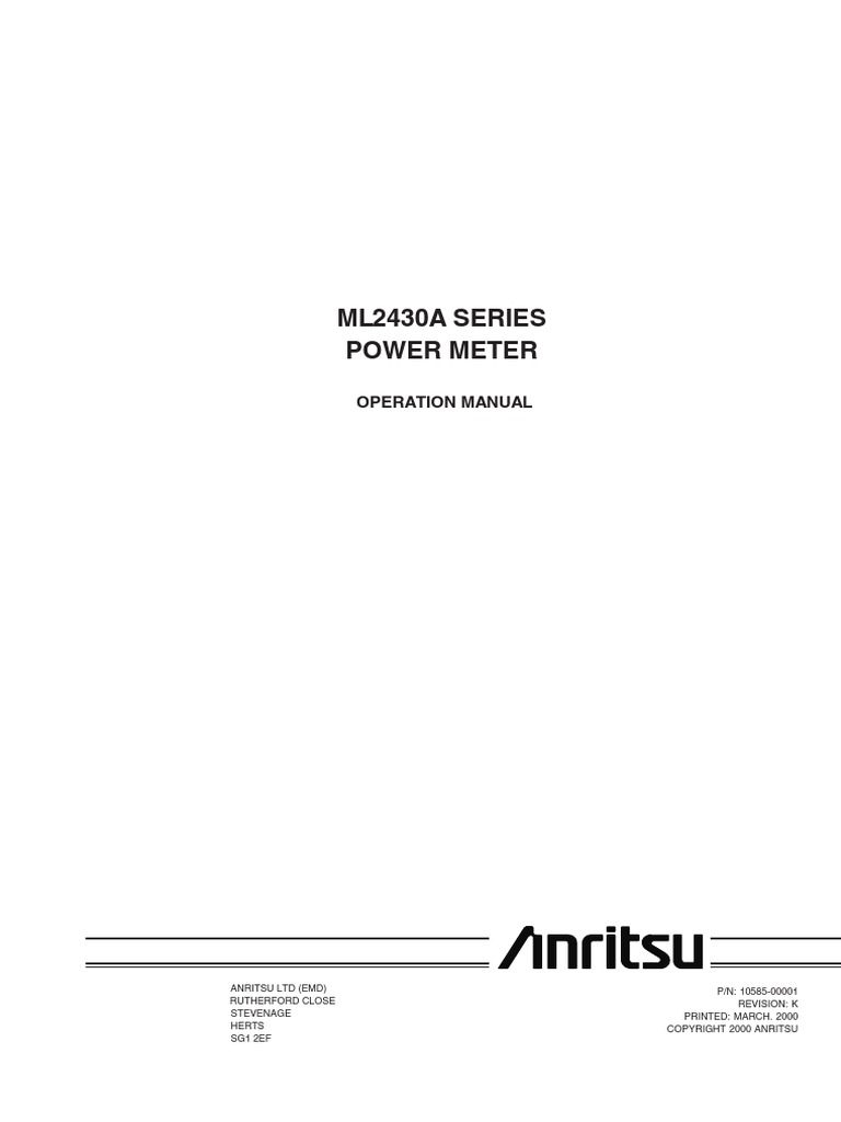 ANRITSU MA24 A SERIES OPERATION MANUAL PDF DOWNLOAD intelligence overview