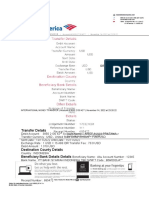 International Money Transfer Details