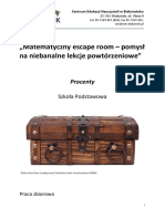 Escape Room - Procenty