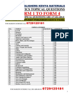 Mathematics Topical Questions Set 2