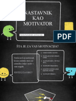 Nastavnik Kao Motivator