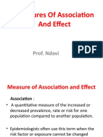 Measures of Association 2022