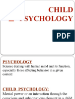 Child Psychology Pedodontics