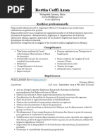 Bertin Coffi CV Actualisé