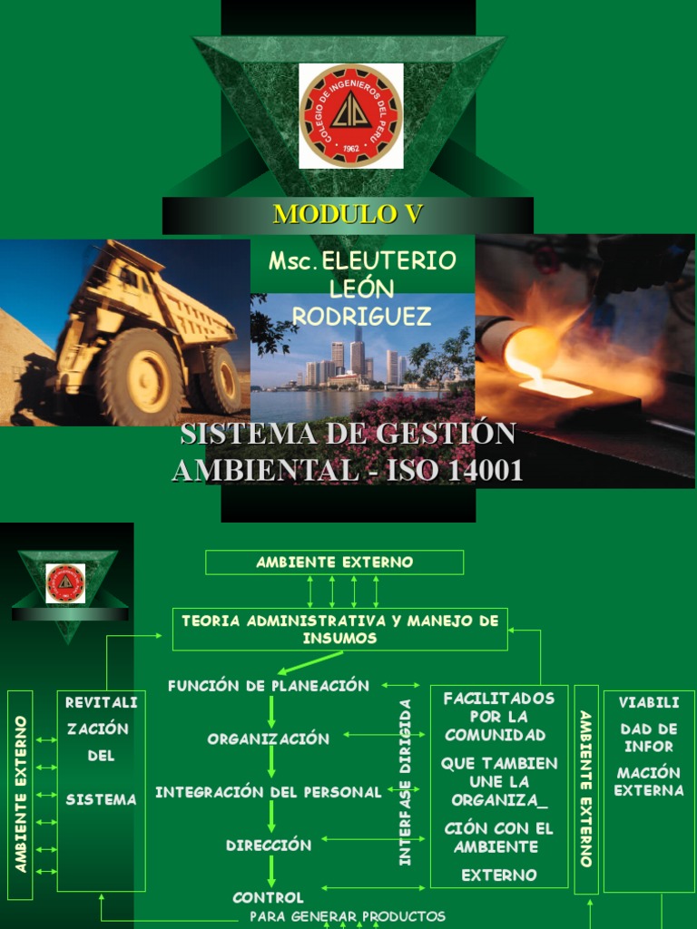 Sistema de Gestión Ambiental ISO 14001 | PDF | Entorno natural ...