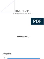 Modul Ilmu Resep Sampai Uts