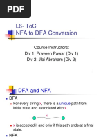 L6 NFA To DFA