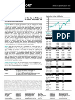 Australian Dollar Outlook 22 August 2011