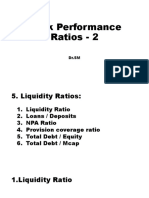 Bank Performance Ratios - 2