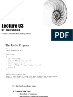 CSE225 Lecture03 CPlusPlus