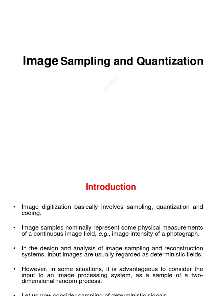 Sampling Quantization | Download Free PDF | Sampling (Signal Processing ...