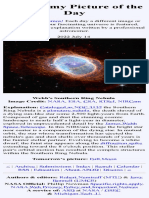 APOD 2022 July 14 - Webb's Southern Ring Nebula