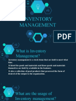 Inventory System Reporting - Information Management