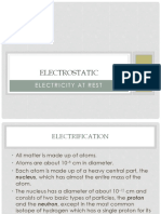 ELECTROSTATIC FORCES AND ELECTRIC CHARGE