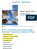 Quantitative Analysis For Management: Back 2 Back Q3&4