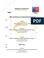 Mini Workshop On Computational Physics