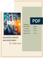 Final Advanced Finance and Investment