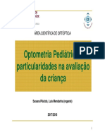 Optometria Pediátrica ( particularidades de refração) [Modo de Compatibilidade]
