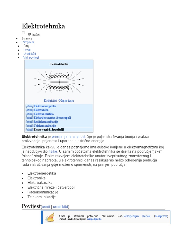 Elektrotehnika | PDF