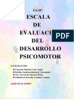 EEDP: evaluación del desarrollo psicomotor infantil