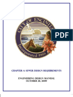 Chapter 4: Sewer Design Requirements: Engineering Design Manual October 28, 2009