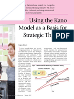 Kano Model As Basis of Strategic Thinking