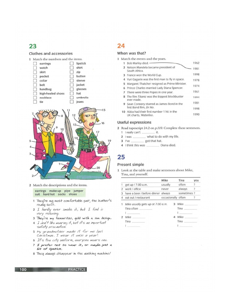Unit 25 Practice Pages | PDF